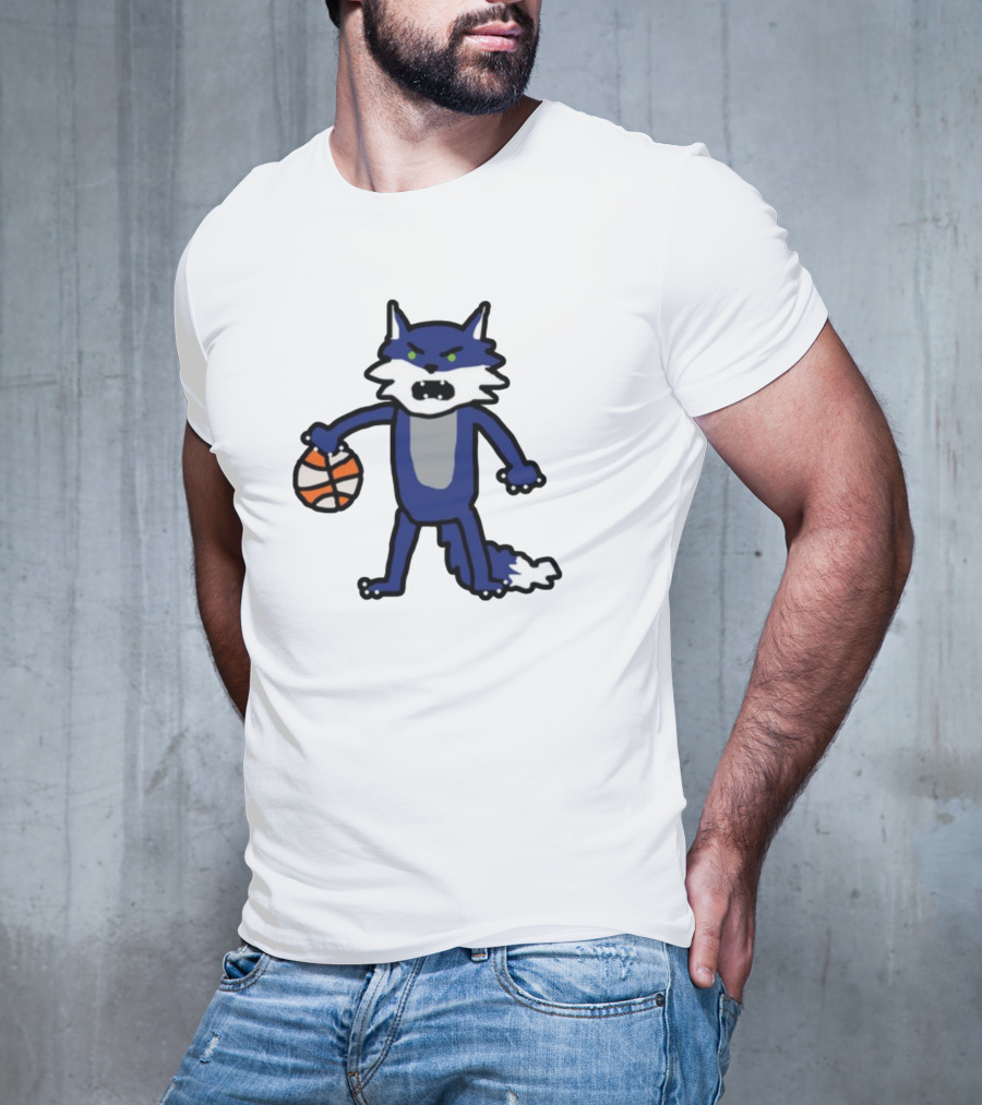 Lynx Paint Night Basketball Wolf T-Shirt