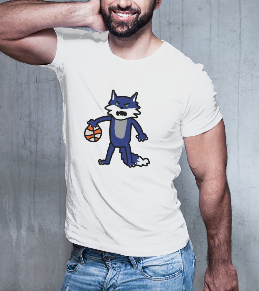 Lynx Paint Night Basketball Wolf T-Shirt