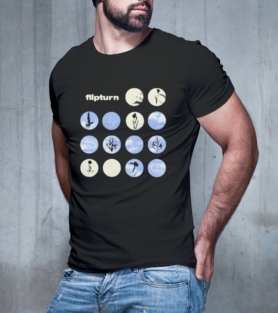 Flipturn Wildflower Sky Circles Botanical T-Shirt