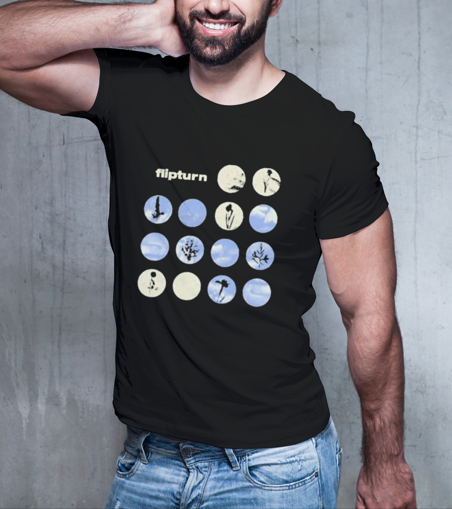 Flipturn Wildflower Sky Circles Botanical T-Shirt