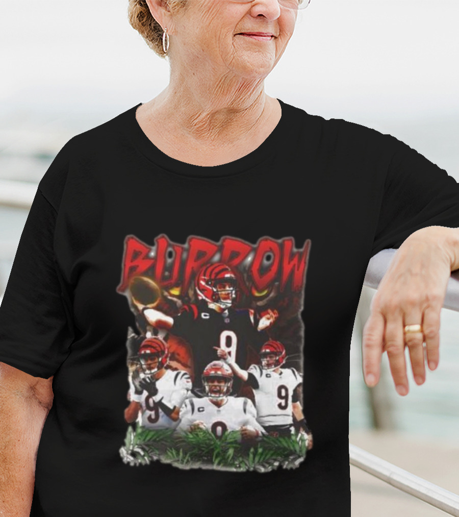BURROW Bengal Tiger King Football T-Shirt