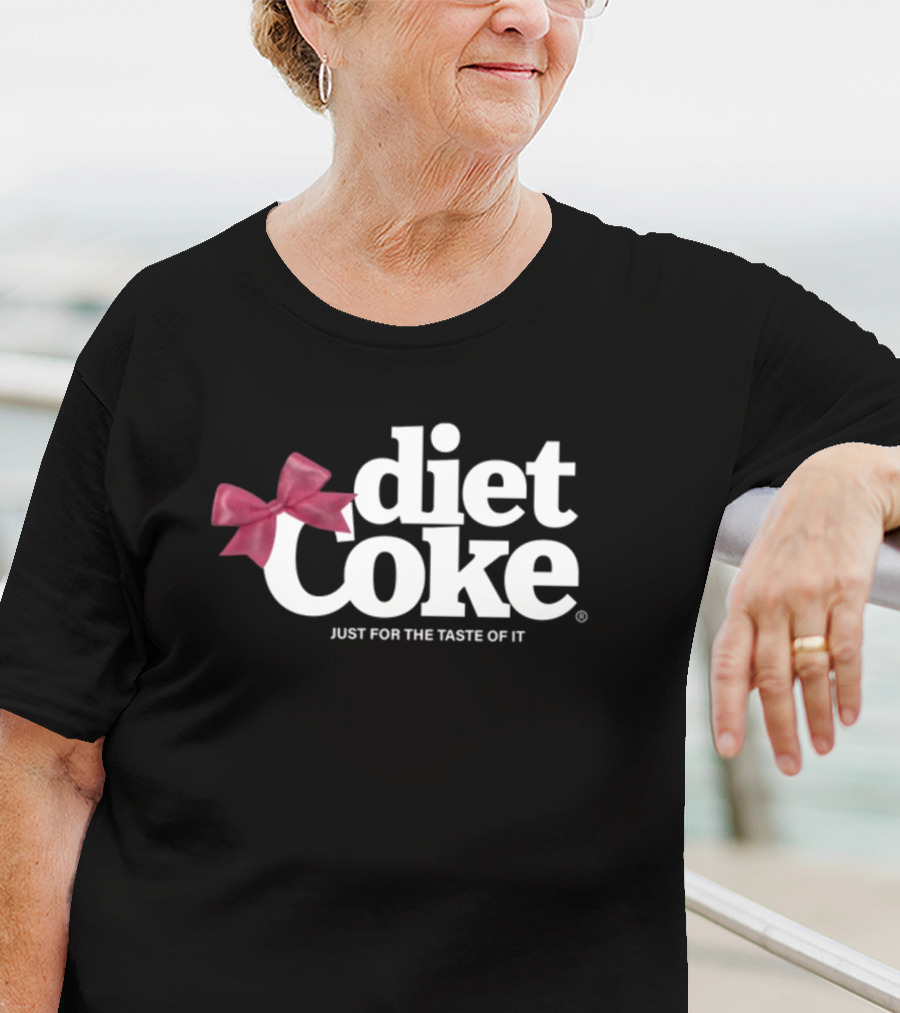 Diet Coke Just For The Taste Of It With Red Bow T-Shirt