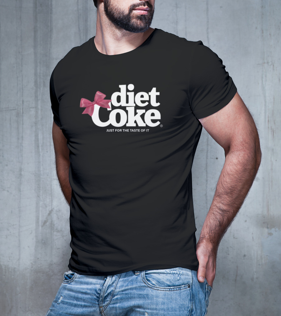 Diet Coke Just For The Taste Of It With Red Bow T-Shirt