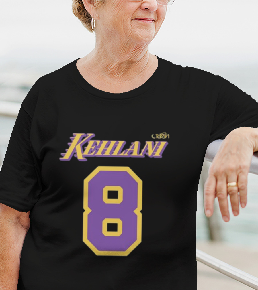 Kehlanistore Kehlani Purple Yellow Number 8 T-Shirt