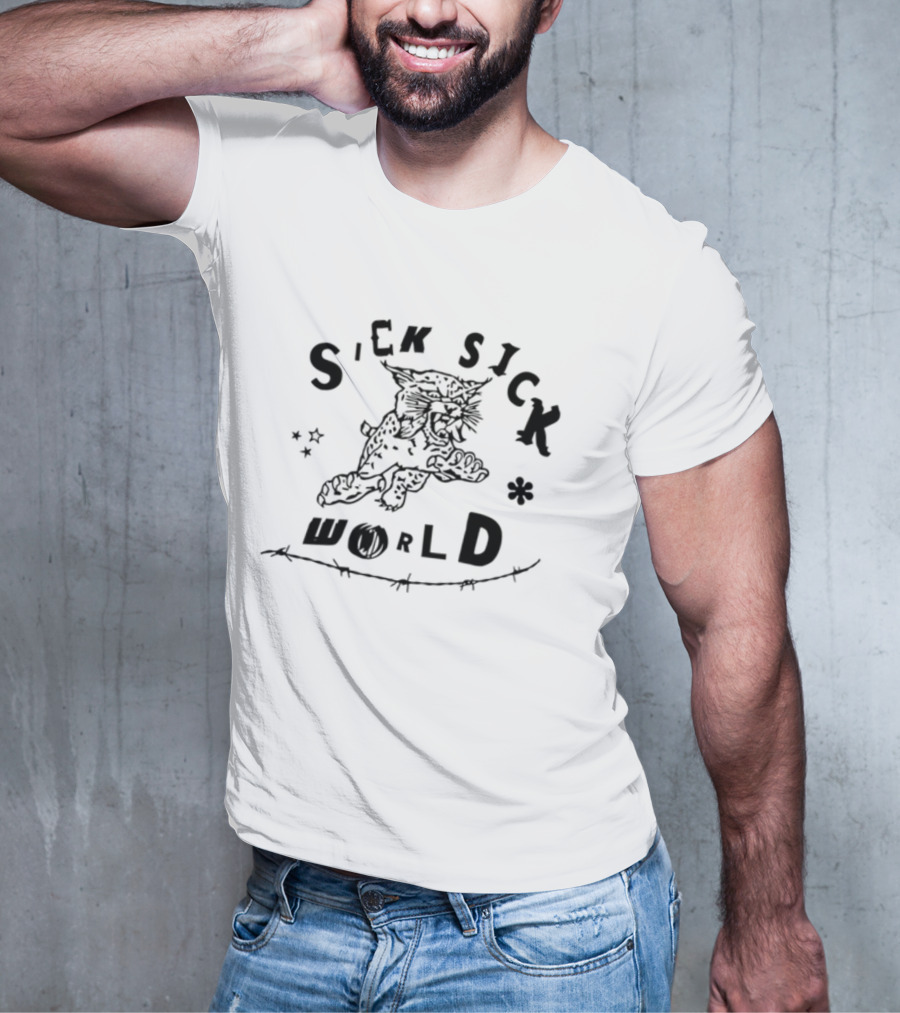 Sick Sick World Lowlvl Tiger Barbed Stars T-Shirt