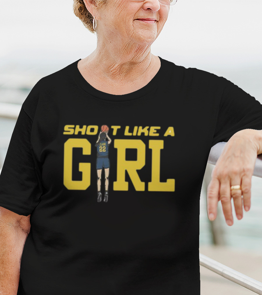 Shoot Like A Girl Clark 22 Basketball T-Shirt