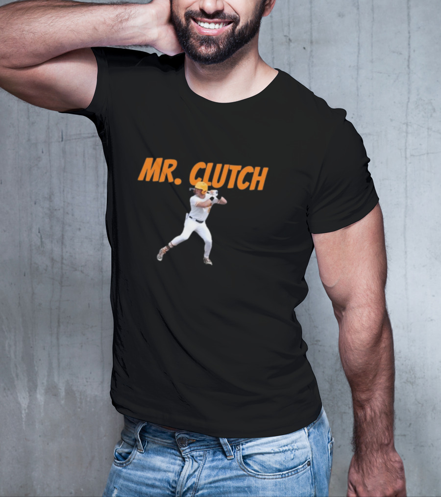 Mr. Clutch Dylan Dreiling Baseball Action T-Shirt