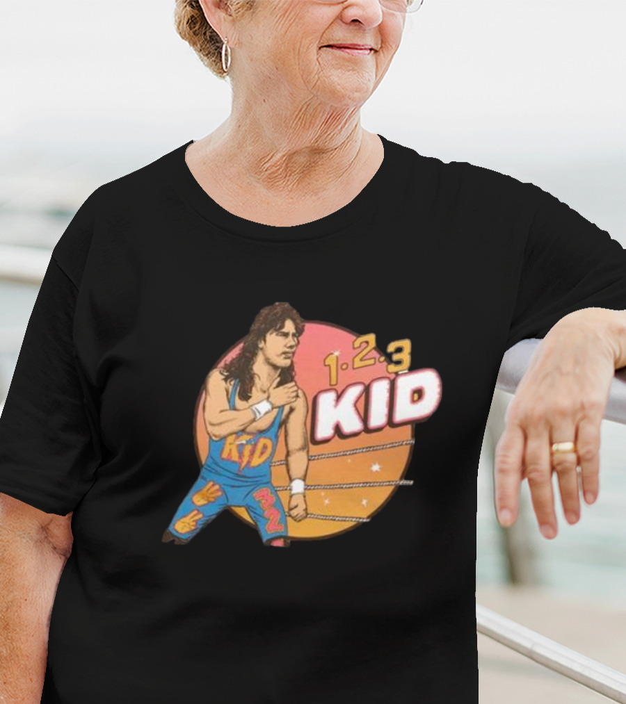 1-2-3 Kid Wrestling Legend Retro Graphics T-Shirt