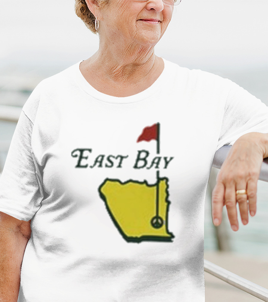 Oaklandish East Bay Golf Map With Flag Hole T-Shirt