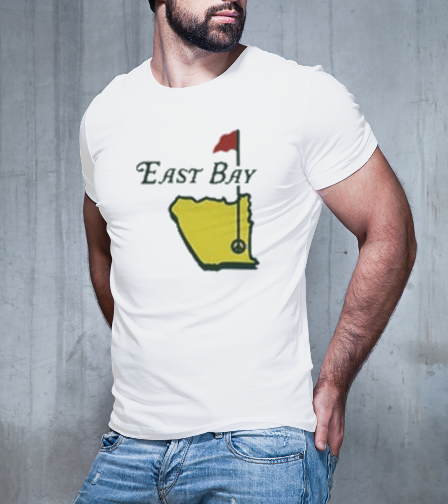 Oaklandish East Bay Golf Map With Flag Hole T-Shirt