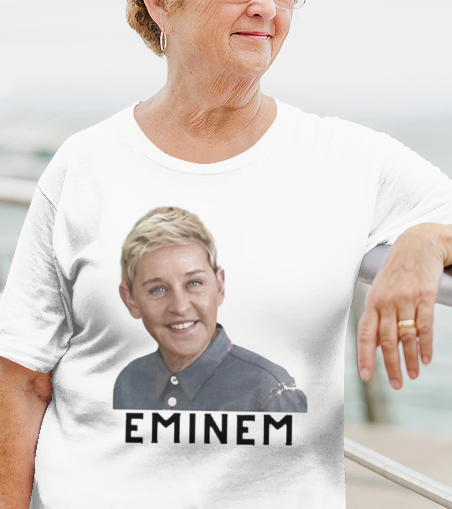 Eminem Ellen Degeneres Face Mashup T-Shirt