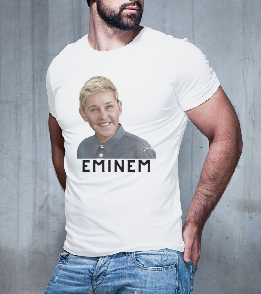 Eminem Ellen Degeneres Face Mashup T-Shirt