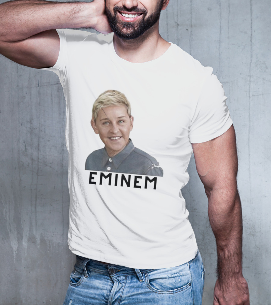 Eminem Ellen Degeneres Face Mashup T-Shirt