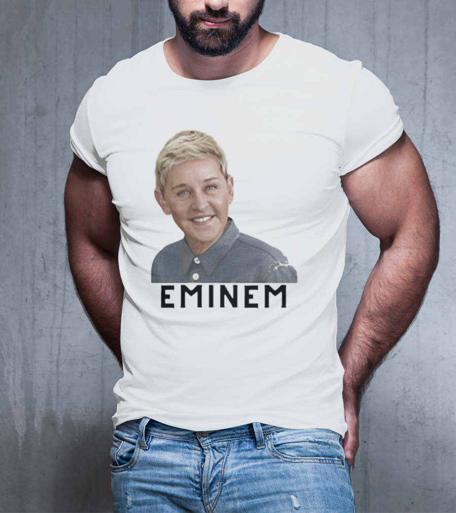 Eminem Ellen Degeneres Face Mashup T-Shirt