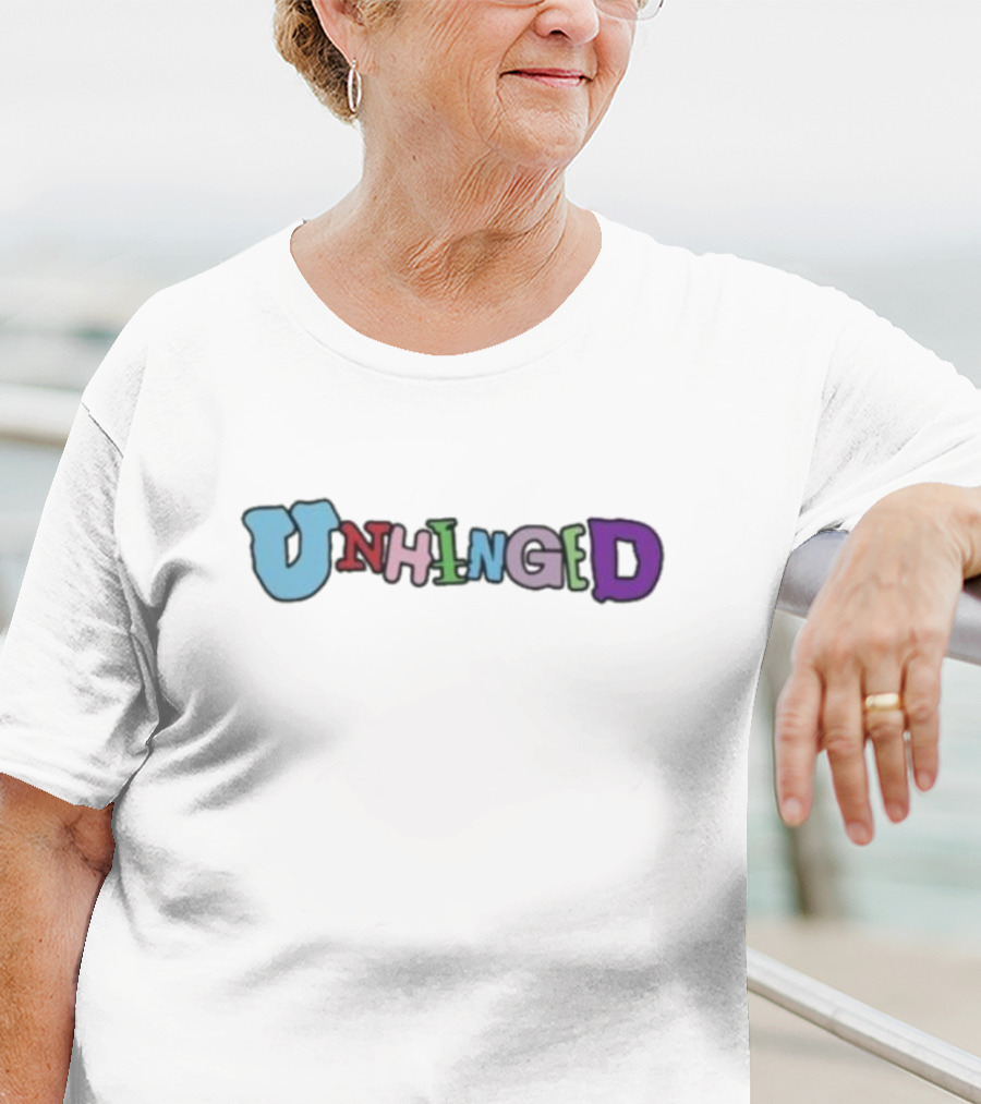 Garrett Watts Things By Garrett Unhinged Colorful Letters T-Shirt