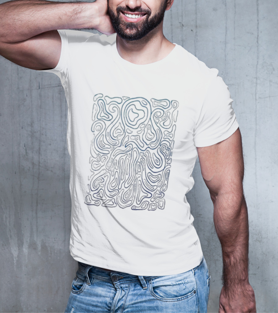 Hi My Name Is Mark Topographic T-Shirt