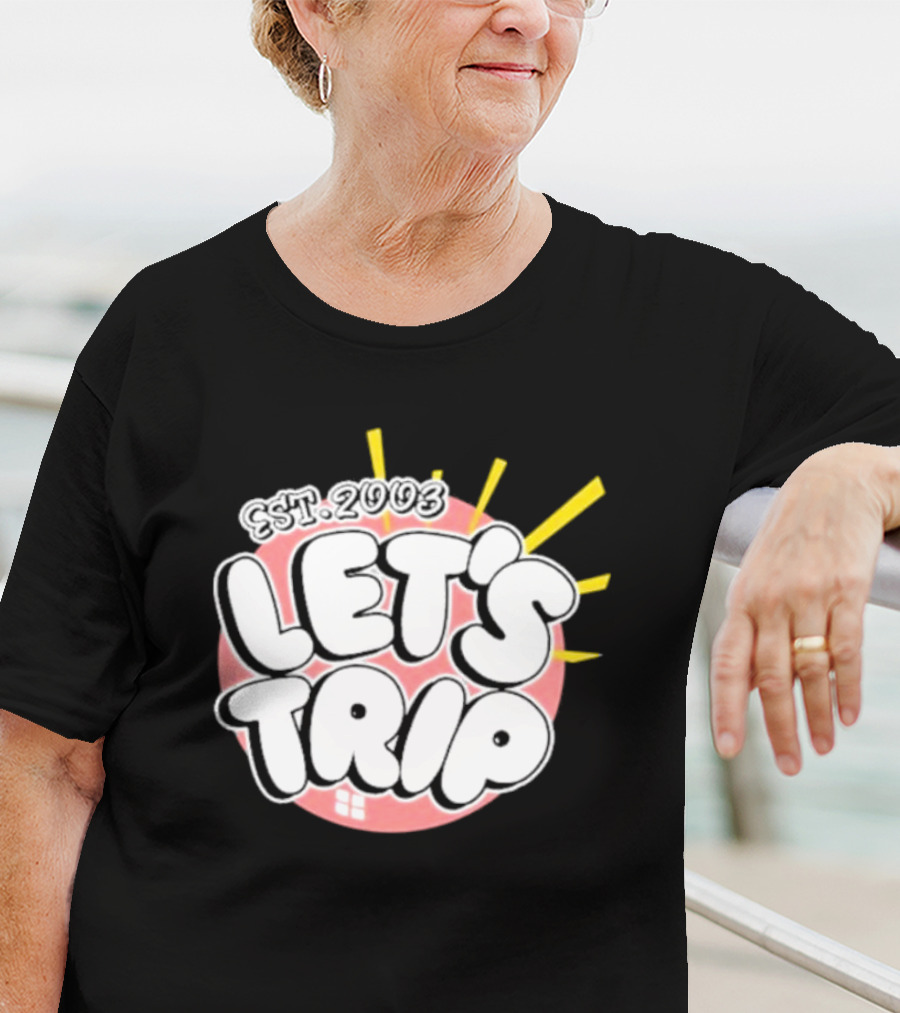 Let's Trip Bubble Est 2003 Sunburst T-Shirt
