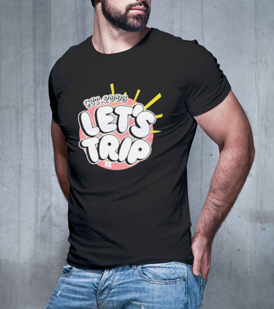 Let's Trip Bubble Est 2003 Sunburst T-Shirt