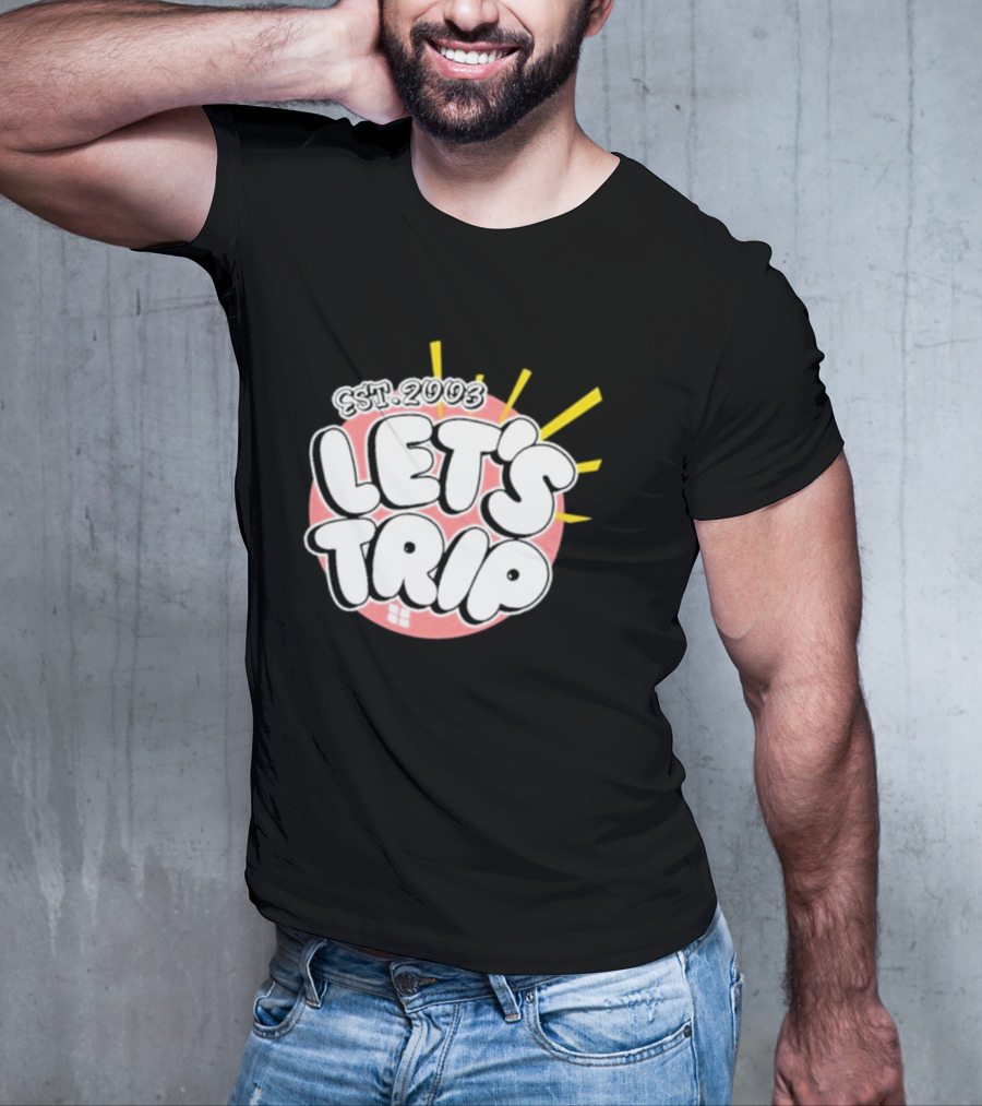 Let's Trip Bubble Est 2003 Sunburst T-Shirt