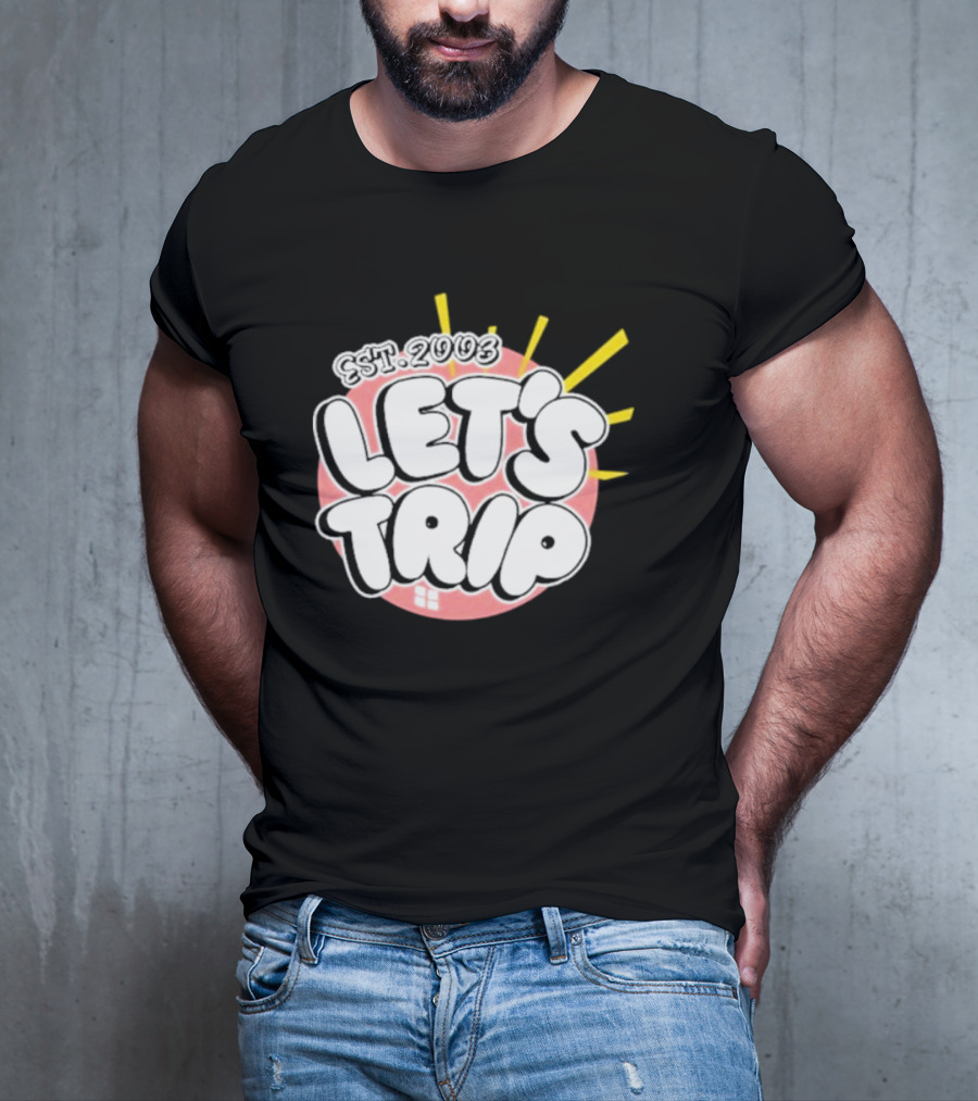 Let's Trip Bubble Est 2003 Sunburst T-Shirt