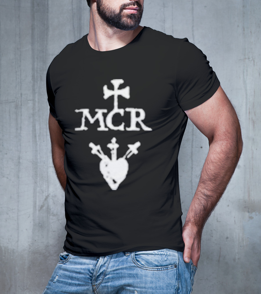 MCR From The Earth To The Morgve Heart Cross Symbol In Aeternum T-Shirt
