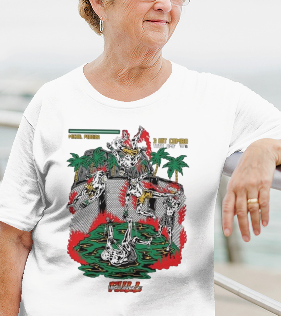 Michel Pereira Full Violence 8 Hit Combo Total Opp KO High T-Shirt