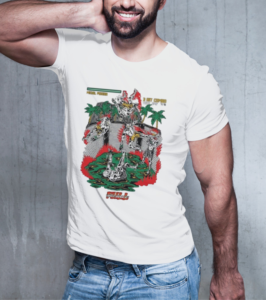Michel Pereira Full Violence 8 Hit Combo Total Opp KO High T-Shirt