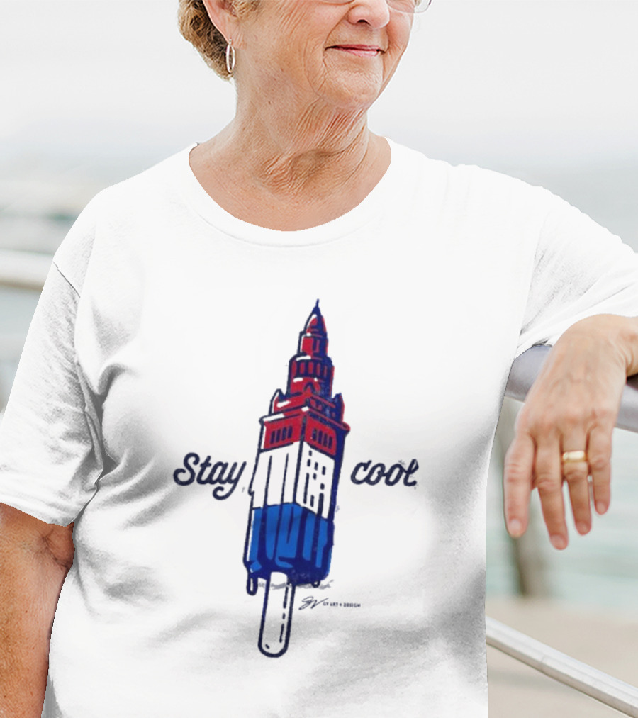 Stay Cool Cleveland Tower Popsicle T-Shirt