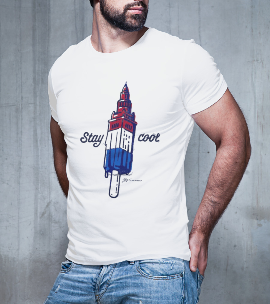 Stay Cool Cleveland Tower Popsicle T-Shirt