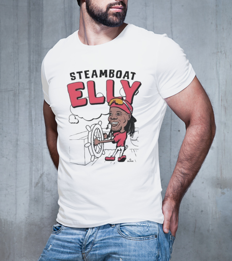 STEAMBOAT ELLY Elly De La Cruz Wheel Turner Cartoon T-Shirt