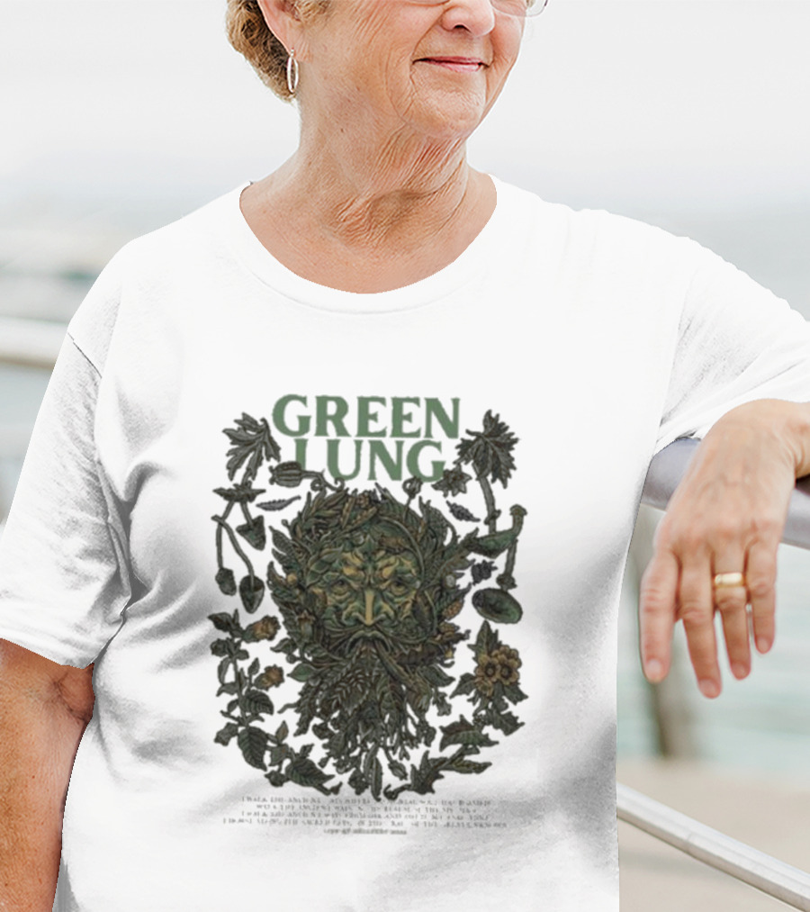 Green Lung Mythical Foliate Face Live At Hellfest T-Shirt