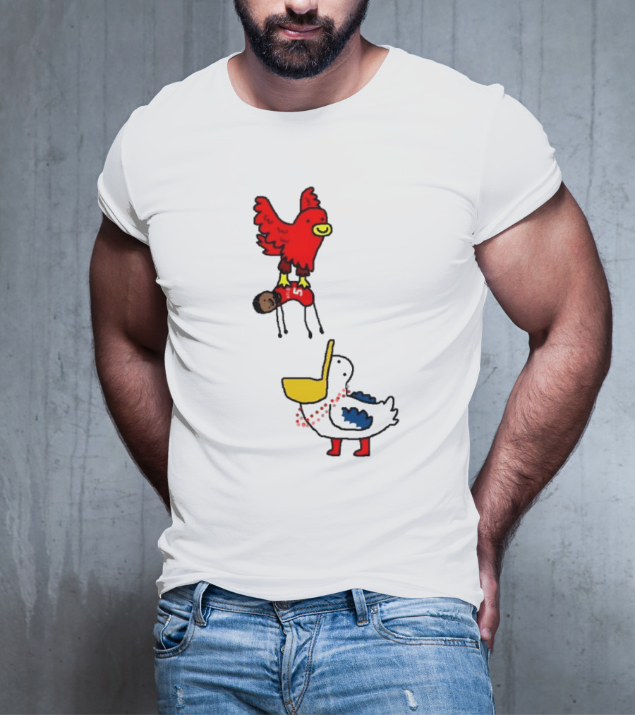 Hawks Trade Dejounte Murray To The Pelicans NBA Paint Bird Dunking Player T-Shirt