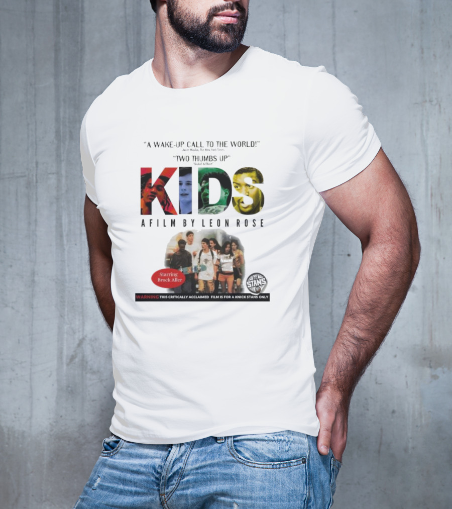 A Wake-up Call To The World Two Thumbs Up Kids A Film By Leon Rose Starring Brock Aller T-Shirt