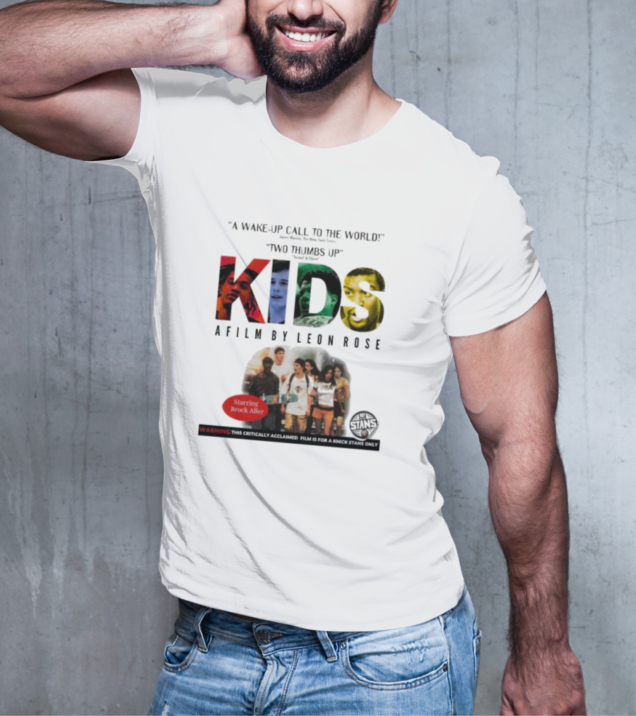 A Wake-up Call To The World Two Thumbs Up Kids A Film By Leon Rose Starring Brock Aller T-Shirt