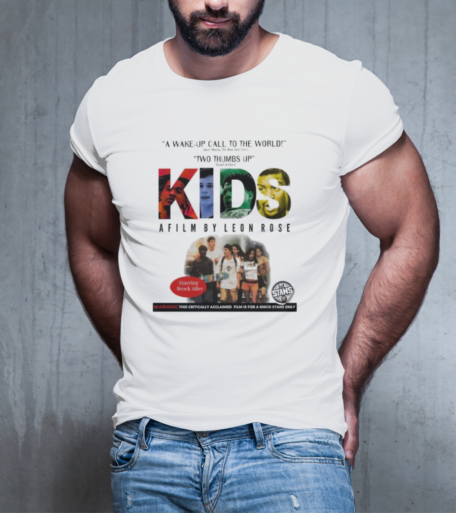 A Wake-up Call To The World Two Thumbs Up Kids A Film By Leon Rose Starring Brock Aller T-Shirt