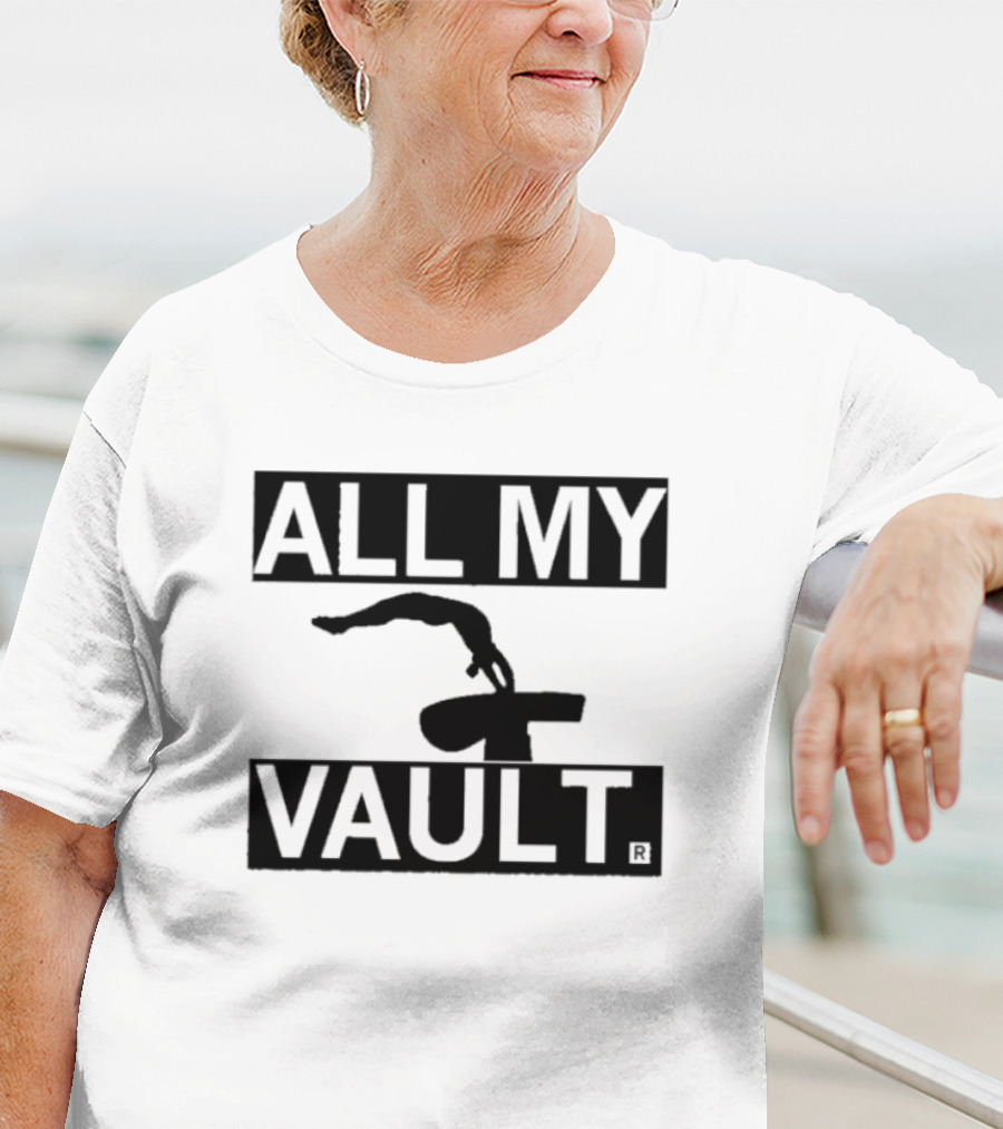 ALL MY VAULT Gymnastics Pommel Horse T-Shirt