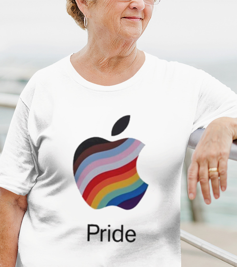 Apple Pride Rainbow T-Shirt