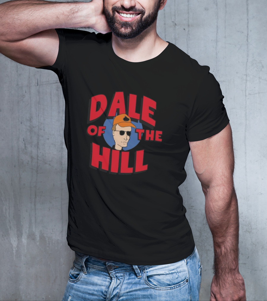 Dale Of The Hill King Of The Hill Character With Sunglasses And Orange Hat T-Shirt