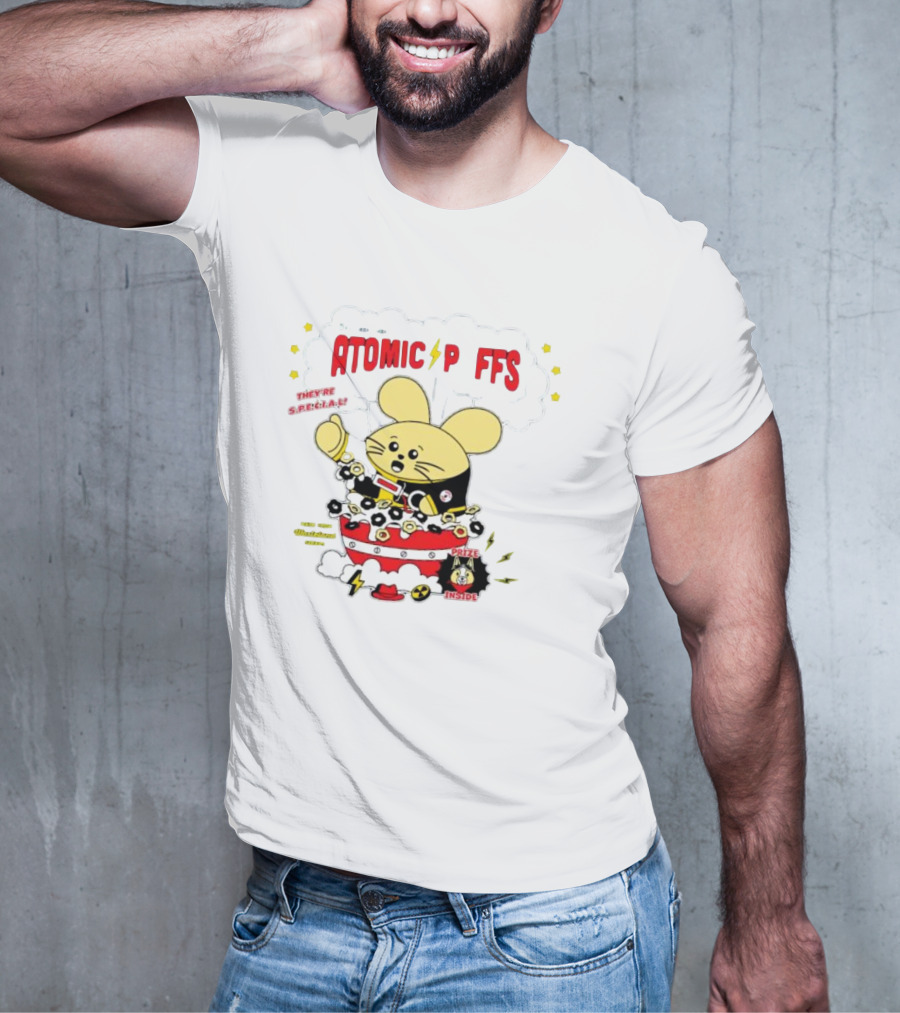 Fatrabbitfarm Atomic Puffs They’re Special Made From Wasteland Scraps Prize Inside⚡ T-Shirt