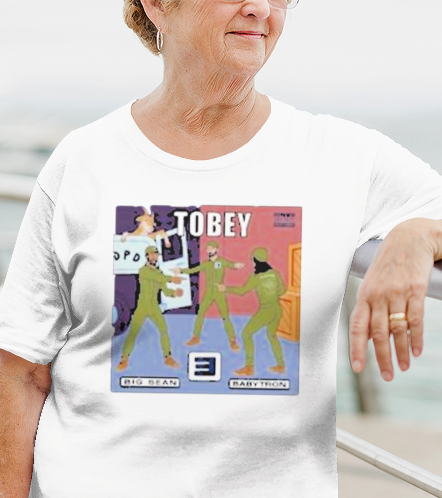 Eminem Tobey Big Sean BabyTron Meme Three Spider-Men Arms T-Shirt