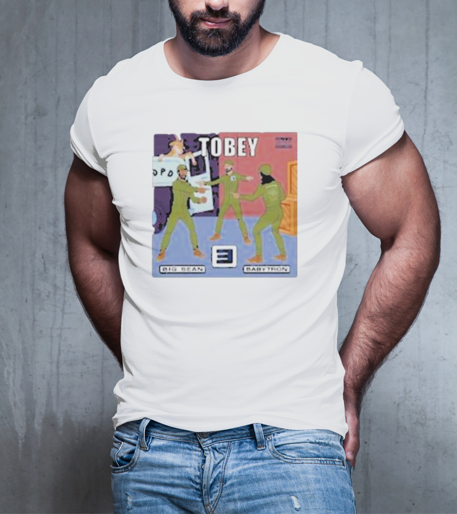 Eminem Tobey Big Sean BabyTron Meme Three Spider-Men Arms T-Shirt