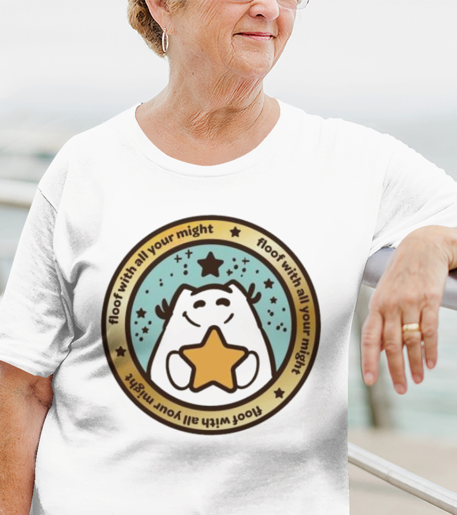 Floof With All Your Might Starry Circle Logo Est 2005 T-Shirt
