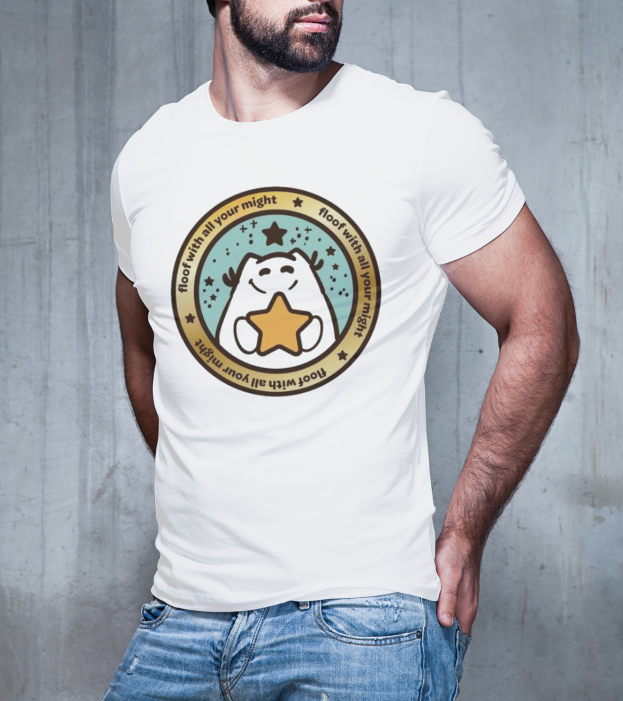 Floof With All Your Might Starry Circle Logo Est 2005 T-Shirt
