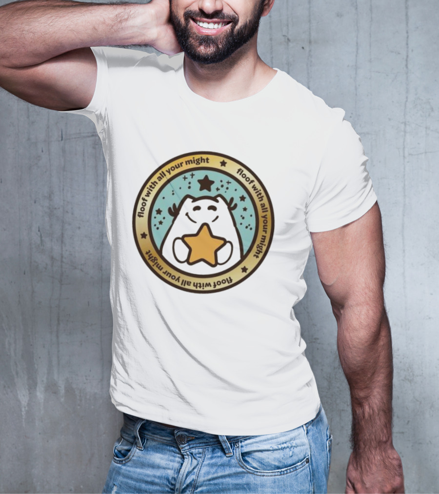 Floof With All Your Might Starry Circle Logo Est 2005 T-Shirt