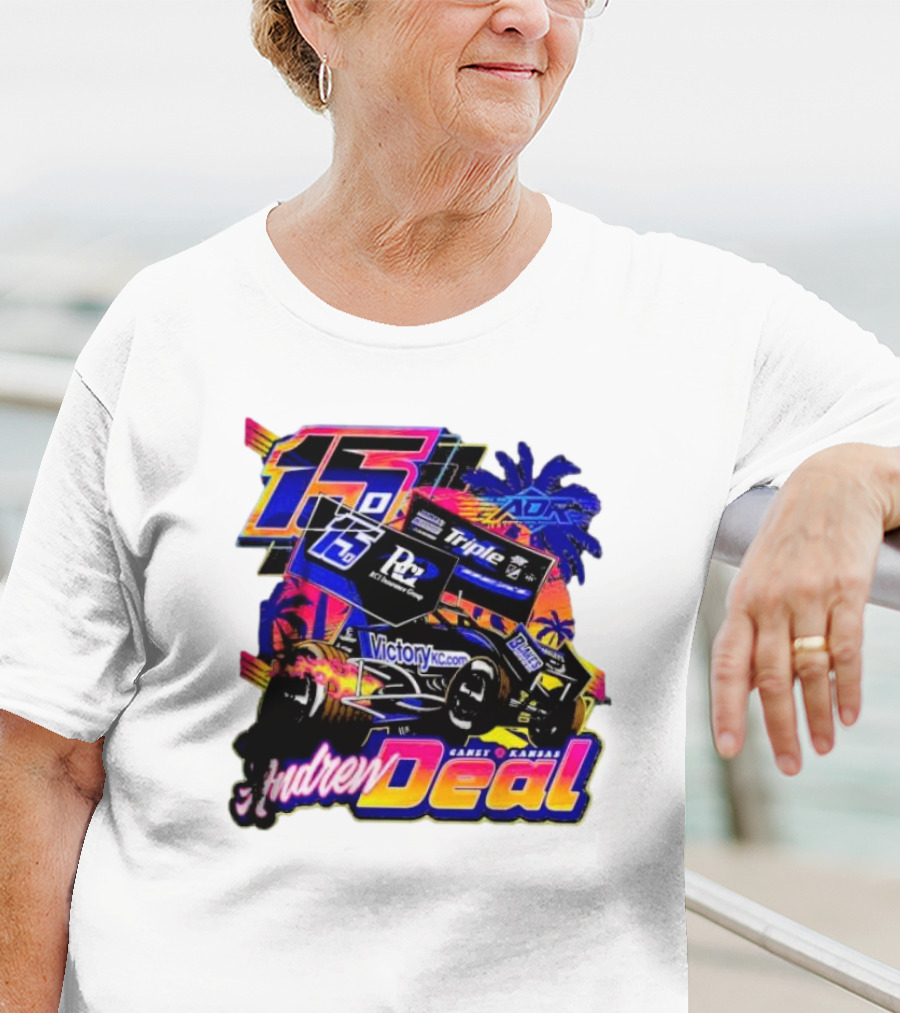 15 Andrew Deal Victory KC Motorsports Caney Kansas Racing T-Shirt
