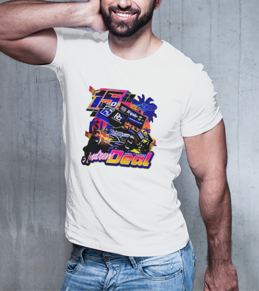 15 Andrew Deal Victory KC Motorsports Caney Kansas Racing T-Shirt