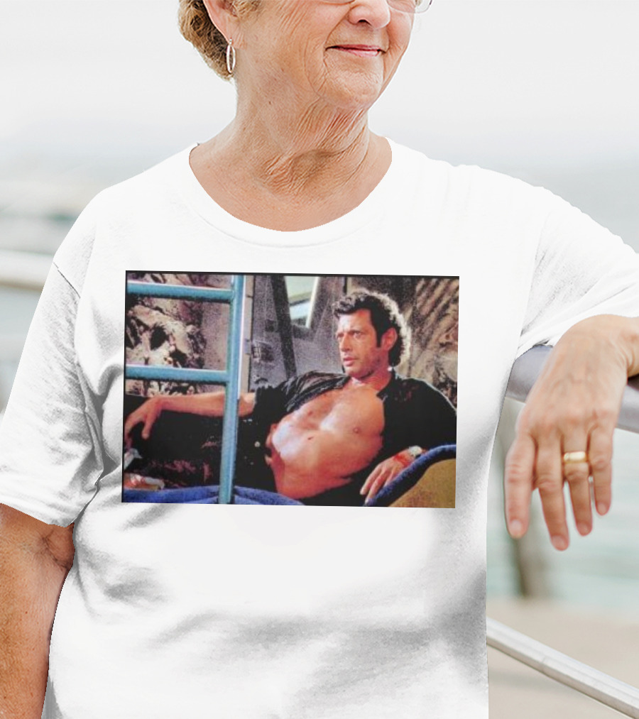 Ian Malcolm Jurassic Park Iconic Scene T-Shirt