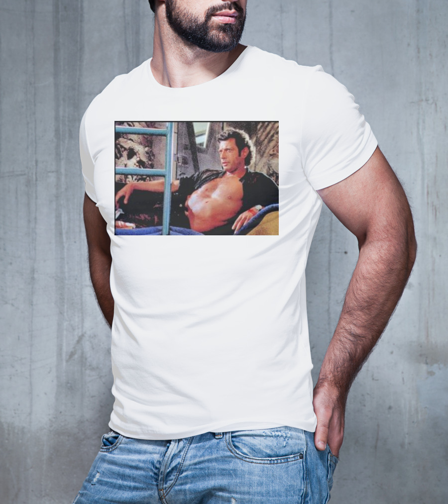 Ian Malcolm Jurassic Park Iconic Scene T-Shirt