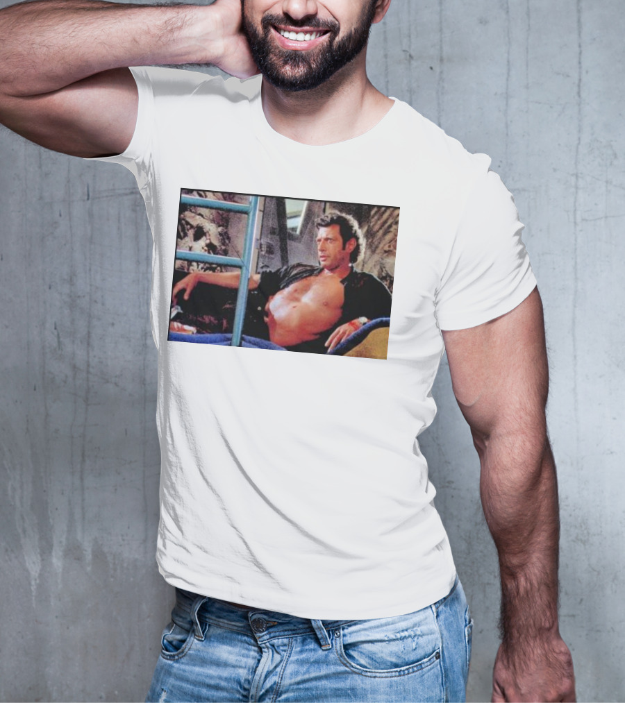 Ian Malcolm Jurassic Park Iconic Scene T-Shirt