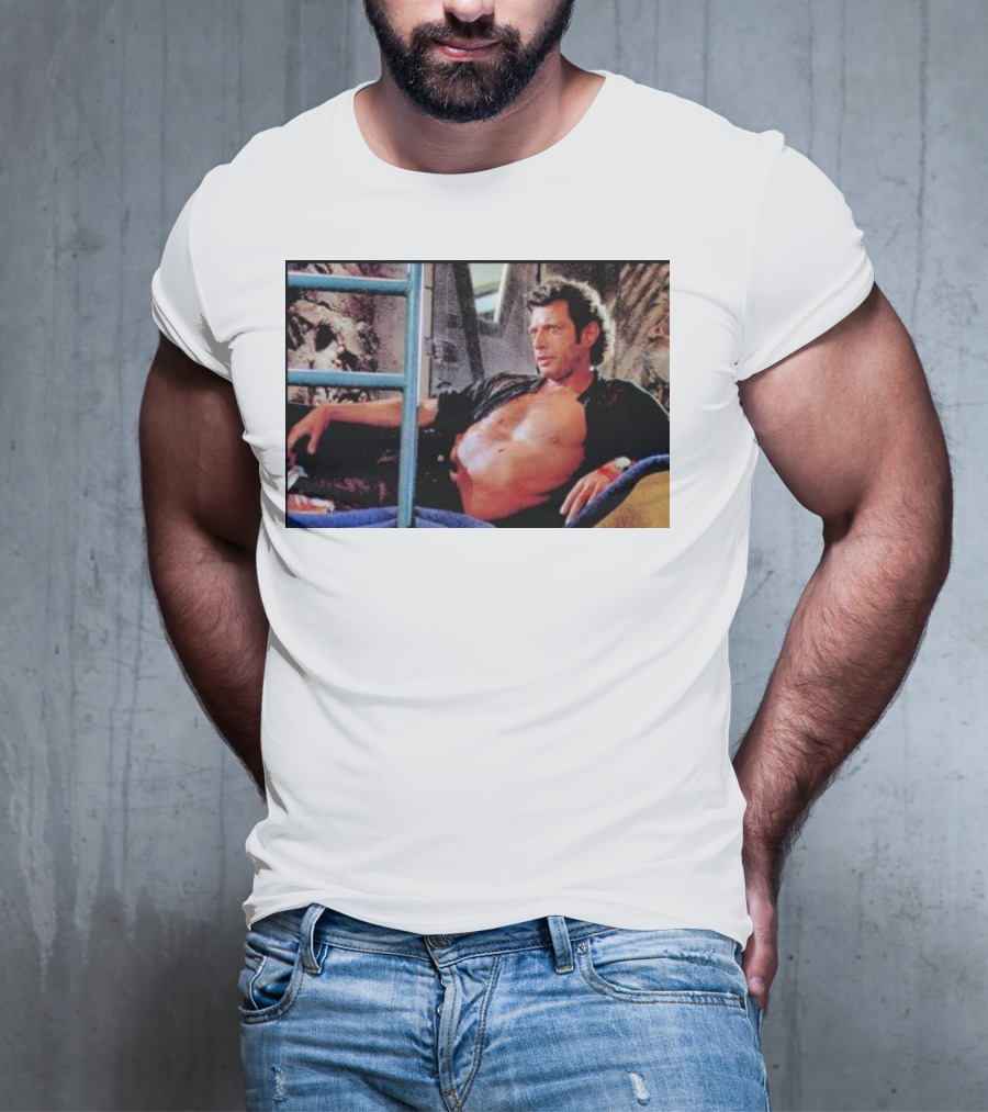 Ian Malcolm Jurassic Park Iconic Scene T-Shirt